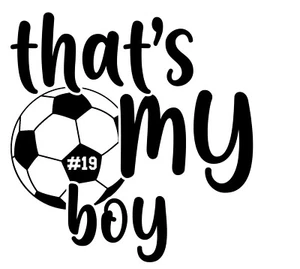 Custom Soccer That’s My Son Boy Daughter Grandson Decal Sticker - Picture 1 of 12