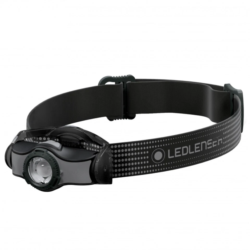Led Lenser Mh3 Headband Flashlight Black Gray Polycarbonate Polymethyl 501597