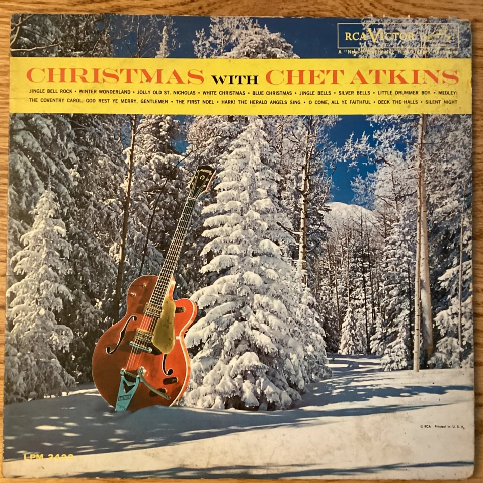 Chet Atkins “Christmas With Chet Atkins" 33 1/3 rpm LP, LPM2423 - Image 1 of 4