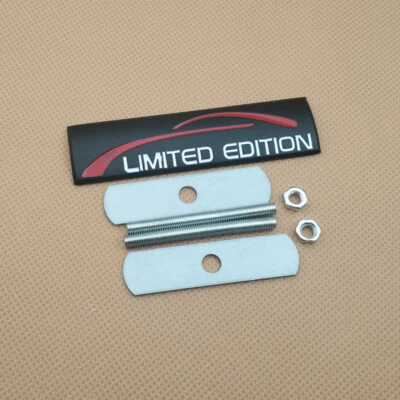 Metal Grill Matte Black LIMITED EDITION Auto Badge Mount Front Grille Emblem - Imagem 1 de 4