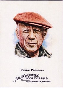 2008 Topps Allen and Ginter #172 Pablo Picasso