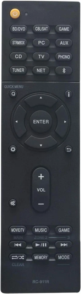RC-911R RC911R Fernbedienung Ersatz f??r Onkyo AV TX-NR656 TX-NR676 - Bild 1 von 1
