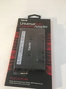 TZUMI Plug & Play Car Audio Cassette Tape Adapter Transmitters MP3 iPod iPhone - Picture 1 of 5