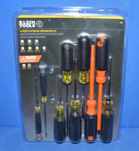Klein Tools 85850 (9) Pc Electrician Screwdriver Set - Picture 1 of 2