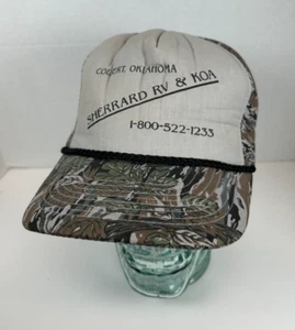 Colbert Oklahoma Sherrard RV & KOA Vintage Small Business Brand Mütze Kappe, Camouflage - Bild 1 von 8