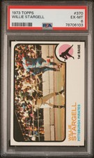 Willie Stargell 1973 Topps Baseball Card #370 PSA 6