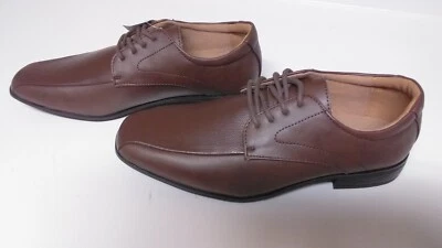 Smart Fit 男孩微型连衣裙 6 码棕色系带 182881 — 第 1/4 张图片