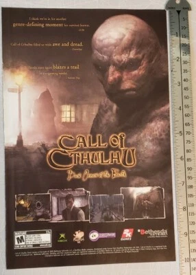 Call of cthulhu RARE ADVERTISEMENT  - Image 1 of 2