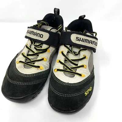 Sapatos de ciclismo masculinos Shimano SH-MO37W SPD bege bicicleta de montanha giratória 6 - Imagem 1 de 4