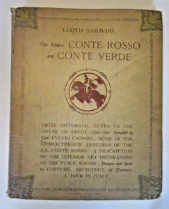 Foto / Werbealbum 1906 - Italienischer Ozeandampfer SS CONTE ROSSO - Euroreise - Bild 1 von 18