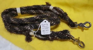Rillas con cuerdas para cabello de caballo de melena 8 pies 3/8" de diámetro, patrón W-1 con broches - Imagen 1 de 1