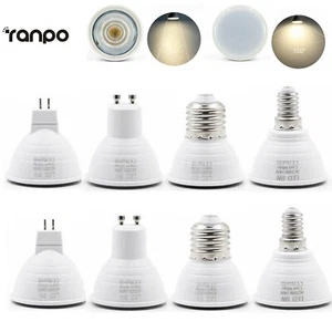 220V 6W Led Spotlight Bulb Gu10 Led Bulbs Light E27 Mr16 E14 120 Degree Beam - Picture 1 of 13