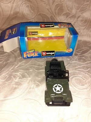 GIOCATTOLI macchinina" JEPP CJ -7" , BURAGO,SCALA 1/43, STREET FIRE NUOVA  - Immagine 1 di 4