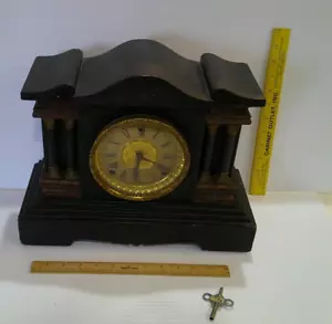 Antique Sessions 8 Day Mantle Clock ~ Circa very old~ Running nice decor - Picture 1 of 10