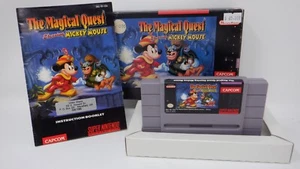 The Magical Quest starring Mickey Mouse (SNES/Super Nintendo) CIB - Picture 1 of 11