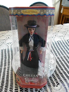 DOLLS OF THE WORLD ( CHILEAN ) BARBIE 1997 COLLECTOR EDITION - Picture 1 of 2