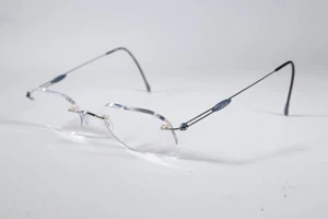 Silhouette Eyeglasses M 7374 Unisex Silver 6066 Rimless Titanium Glasses Frames - Picture 1 of 4