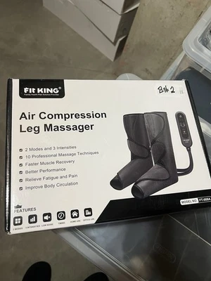 Fit King FT-009A Air Compression Circulation Leg Massager New Sealed - Image 1 of 3