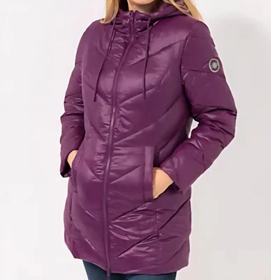 CENTIGRADE n67 Steppjacke angeschnittene Kapuze 2-Wege-Zipper -Gr 38 - Bild 1 von 2