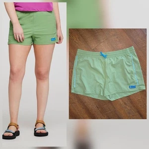 Cotopaxi Brinco Shorts Damen Retro Outdoor Gummibund Grün Blau Größe L - Bild 1 von 9