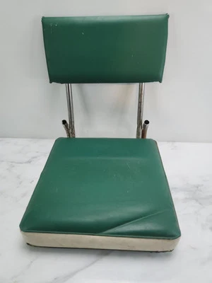 Vintage KR Industries Folding Padded Bleacher Stadium Boat Seat Fishing Chairs - Image 1 of 4