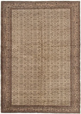 6英尺8英寸x9英尺9英寸传统复古手工编织东方地毯羊毛小地毯 — 第 1/4 张图片