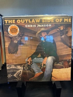 Chris Janson - The Outlaw Side of Me - 2 LP Neon Orange - New, Sealed - Image 1 of 4