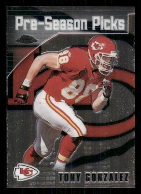 2000 Topps Chrome Preseason Picks #P28 Tony Gonzalez - Image 1 of 2