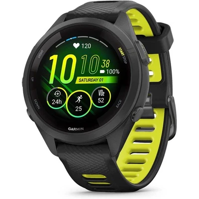 Relojes inteligentes Garmin Forerunner 265S negro/amarillo amplificador (010-02810-03) Foto 1 de 4