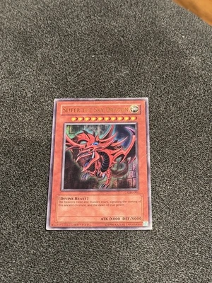 YuGiOh Slifer the Sky Dragon GBI-001 Ultra Rare Promo 2003 KONAMI Damaged - Image 1 of 3