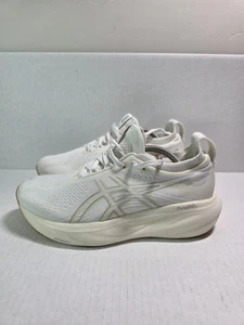 Asics Sneakers Women 6.5 M Gel-Nimbus 25 Running Shoes Beige Athletics Trainers - Picture 1 of 9