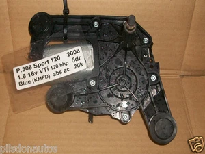 MOTOR LIMPIAPARABRISAS TRASERO PEUGEOT 308 2008 ESCOTILLA 9680477480 - Imagen 1 de 1