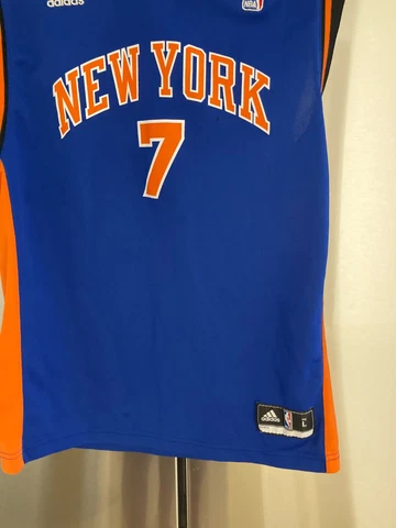 New York Knicks  blue Carmelo Anthony  Adidas   jersey youth Large  NEW Cover