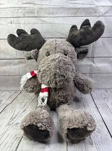 Plush Paradise Winter Holiday Brown Moose Christmas Plush Stuffed Animal 23" - Picture 1 of 17