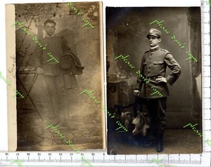 BB-6) - WWI - 2 RITRATTI MILITARI  - Picture 1 of 1