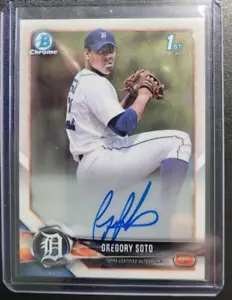 2018 Gregory Soto Bowman Philadelphia Signed RC - Picture 1 of 1