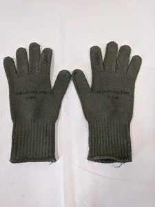 Green USMC Military Wool Gloves Small - Picture 1 of 4