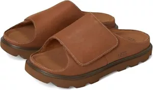 UGG M's Solano Slide In The Color Castaño Nubuck-- Nuevo con Embalaje Original - Imagen 1 de 4