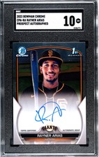 RAYNER ARIAS *AUTO - 2023 Bowman1st  #CPA-RA SGC 10
