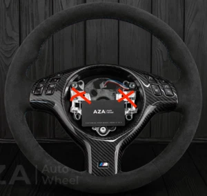 BMW OEM Custom Leather M Sport E46 M3 SMG ZCP steering wheel Alcantara Carbon - Picture 1 of 19