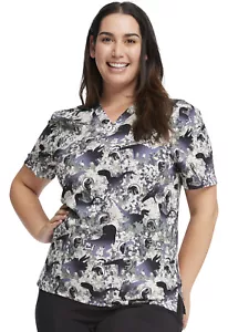 Jurassic World Cherokee Scrubs Tooniforms Unisex V Neck Top TF728 JWBD - Picture 1 of 6