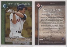 2017 Bowman Draft MLB Draft History Gold Refractor /50 Wade Boggs #MLBD-WB HOF