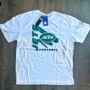 New York Jets NFL Starter White Tee Men's 3XL GIII Sports - Picture 1 of 2