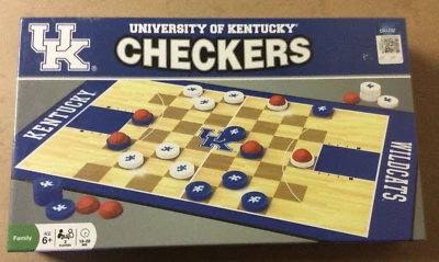 Kentucky Wildcats Checkers Board Game - Image 1 of 3