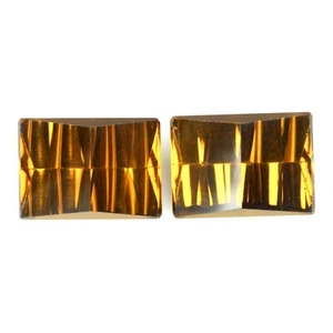 27.90CT (17.8x13.0) Custom Cut Amazing 100% Natural Citrine Matching Pair - Picture 1 of 2