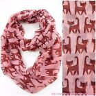 animal print 2-loop infinity scarf Scarves