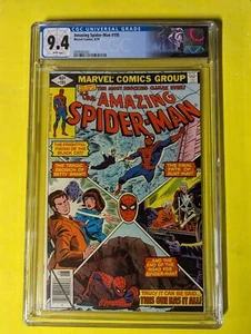 Amazing Spider-Man #195 CGC 9,4 casi nuevo segunda aparición gato negro etiqueta personalizada - Imagen 1 de 9
