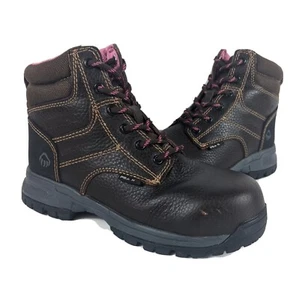 Womens Work Boots Size 5 Wide Wolverine Piper Waterproof Composite Toe - Picture 1 of 12