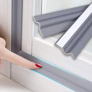 Weatherproof Door and Window Seal Strip - 118" Soundproofing Insulation - Picture 1 of 6