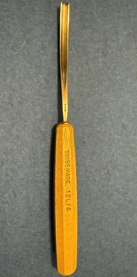 PFEIL "Swiss Made" 6mm # 12 Long Bent V-Parting Tool - 12L/6 - Image 1 of 4